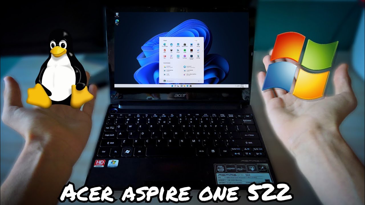 Piździk z Tajwanu - acer aspire one 522 i Windows 11 ???