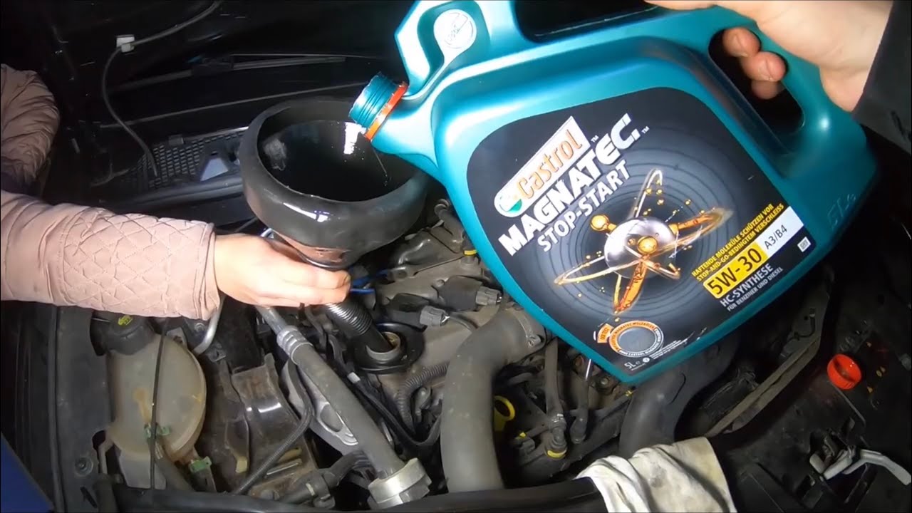 PKW Öl Wechsel selber machen Ölwechsel Dacia Duster Motoröl und Ölfilter wechseln Anleitung