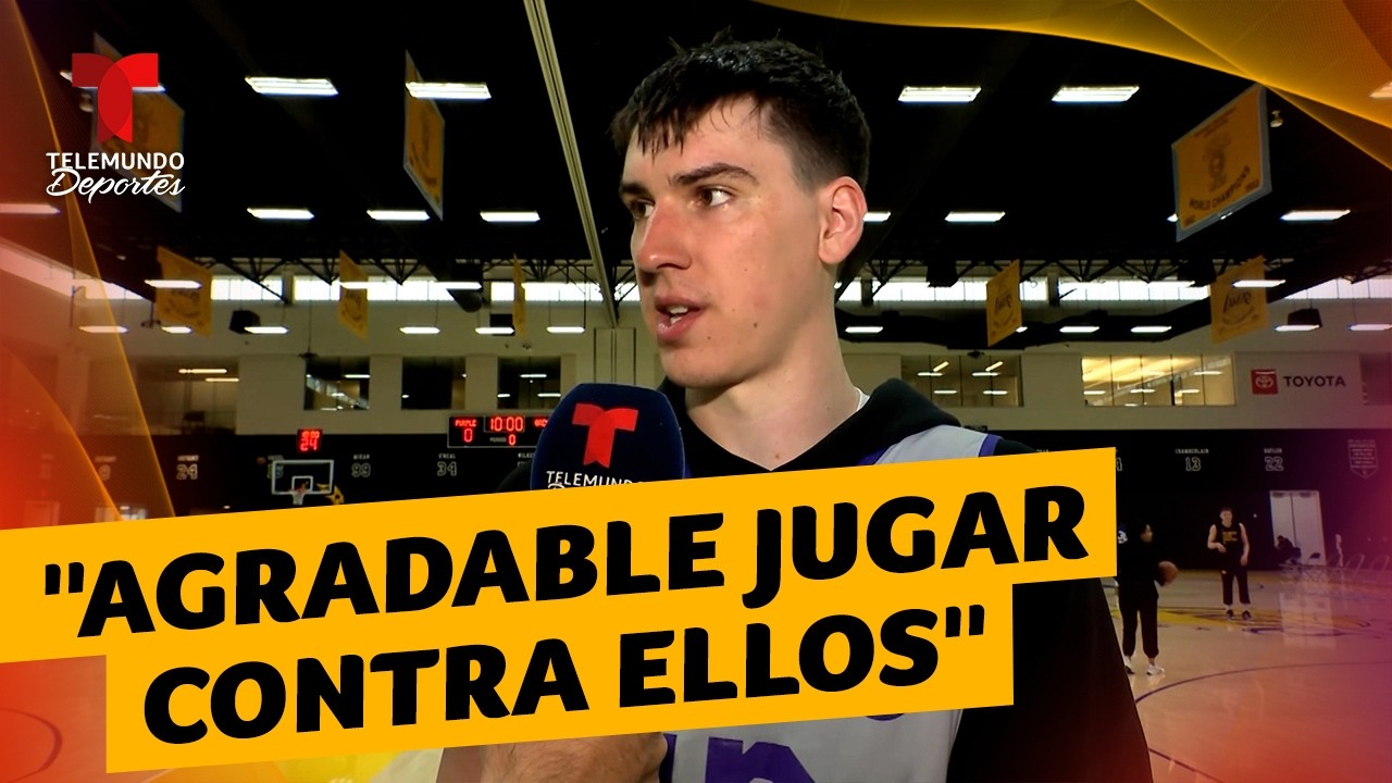 Lakers vs Celtics: Jake LaRavia ante el gran peso de una rivalidad histórica | Telemundo Deportes