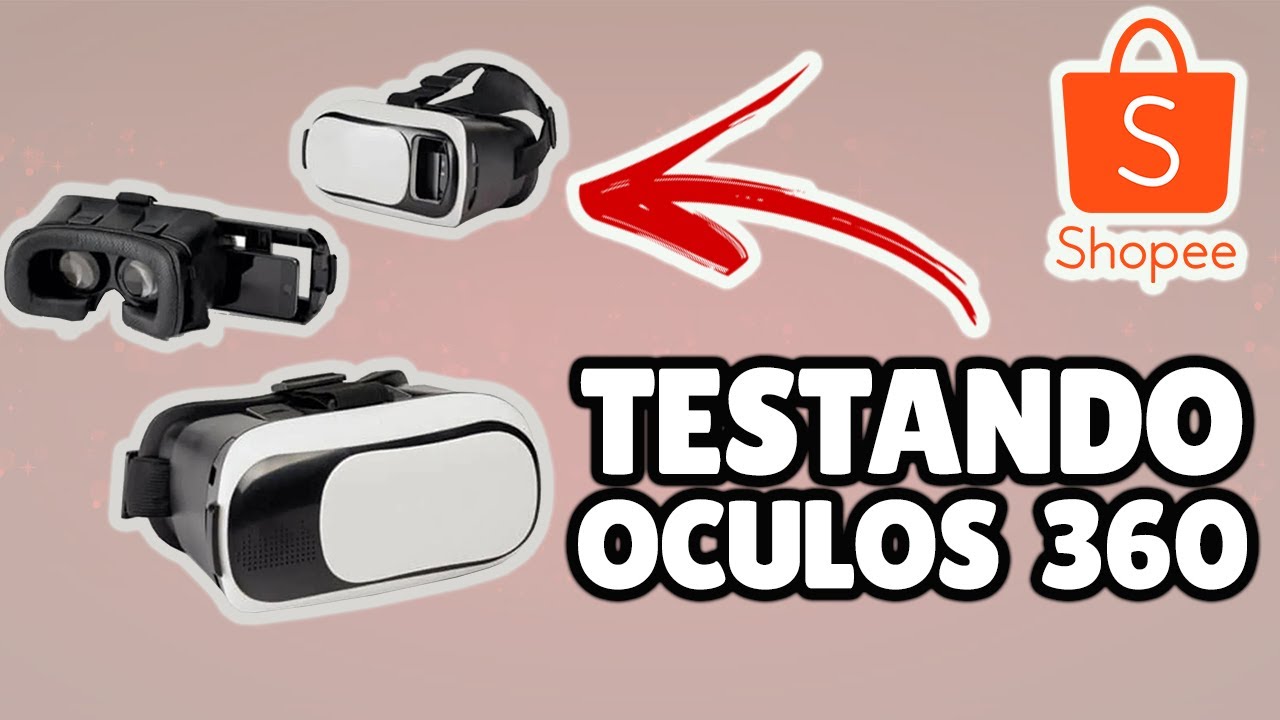 TESTANDO ÓCULOS DE REALIDADE VIRTUAL 360 COMPRADO NA SHOPEE!