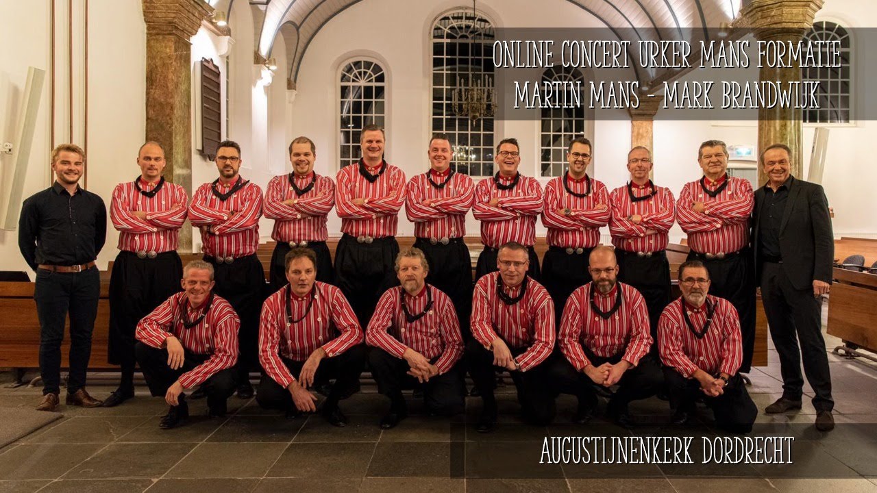 Concert Urker Mans Formatie - Martin Mans dirigent - Augustijnenkerk Dordrecht
