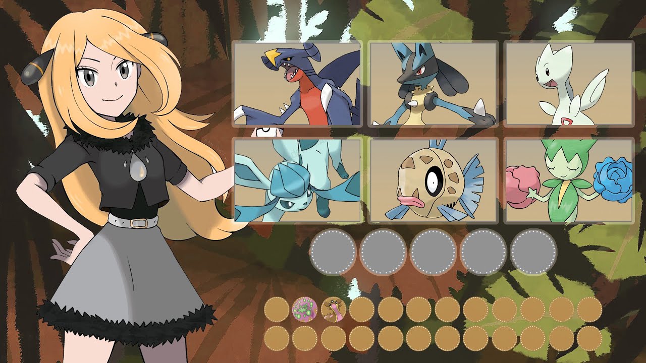 All Pokemon of Cynthia Pokemon Kid to Adult
