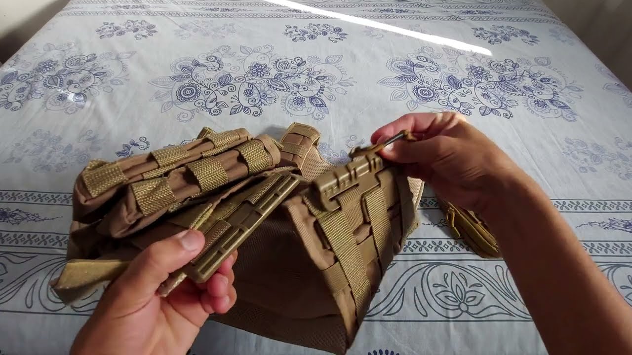 FIVELA DE LIBERAÇÃO RÁPIDA COLETE TÁTICO MODULAR AIRSOFT
