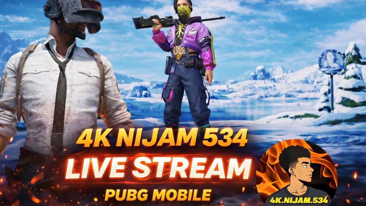 4K Nijam 534 Live Stream Pubg Mobile 