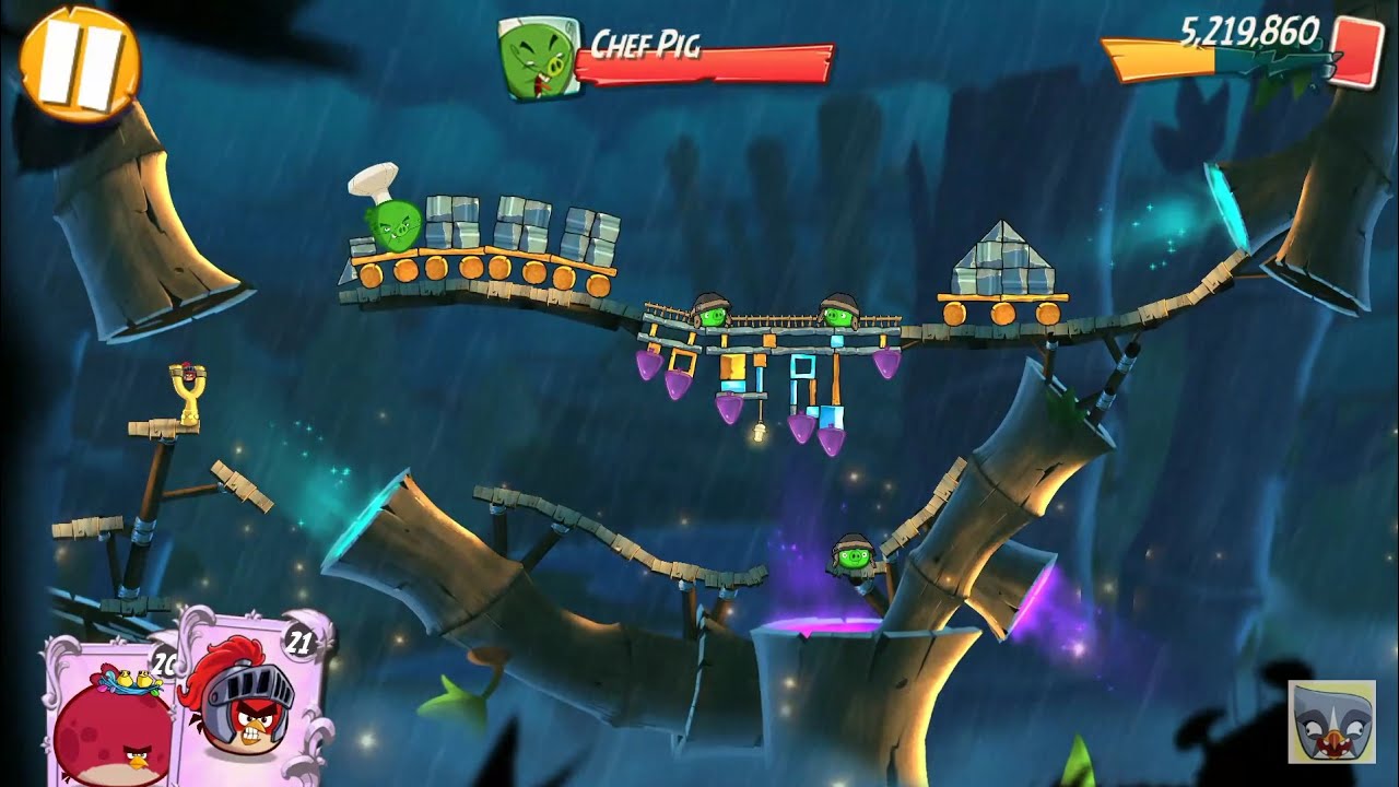Angry Birds 2: level 220, 3Star