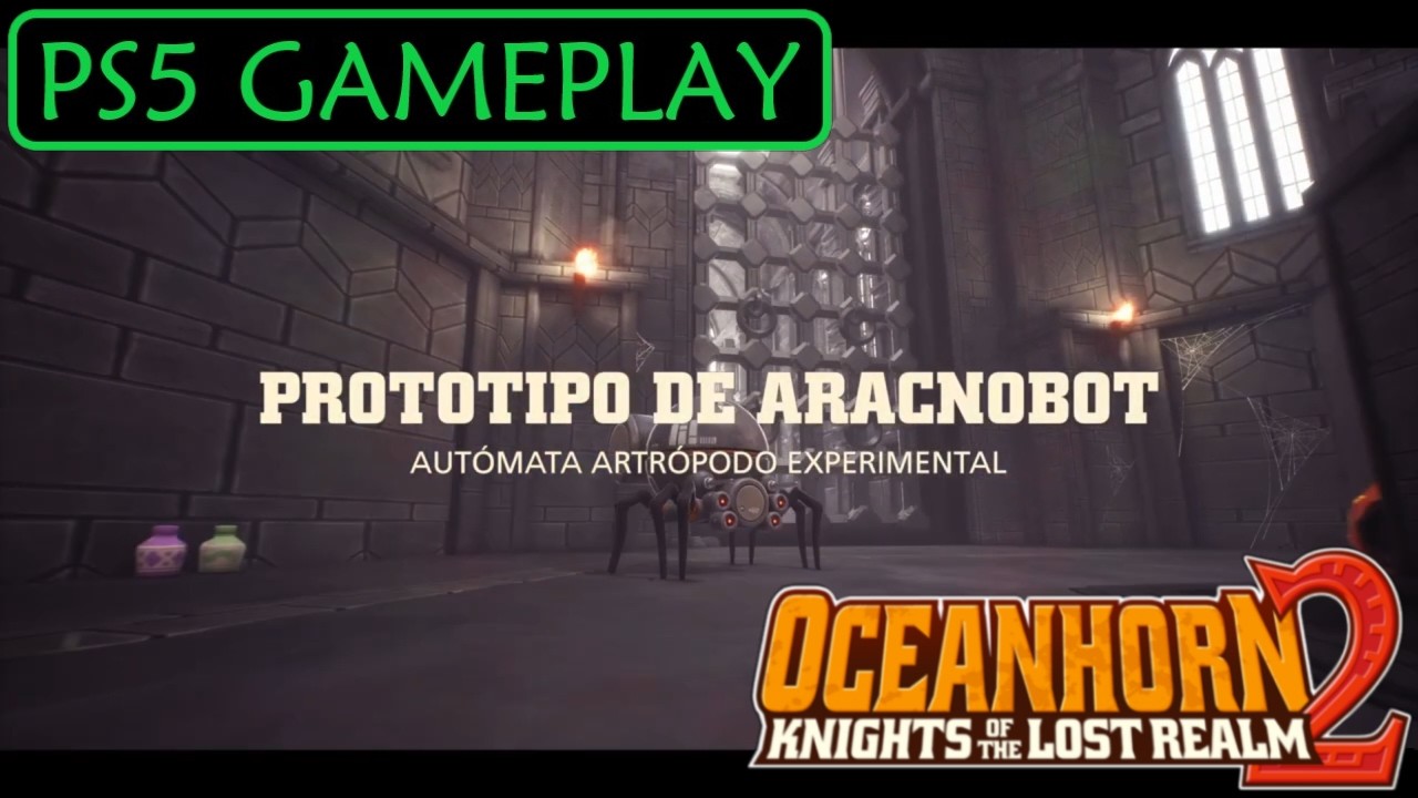 OCEANHORN 2 - COMBAT AMB PROTOTIPO DE ARACNOBOT (AUTÓMATA ARTRÓPODO EXPERIMENTAL)