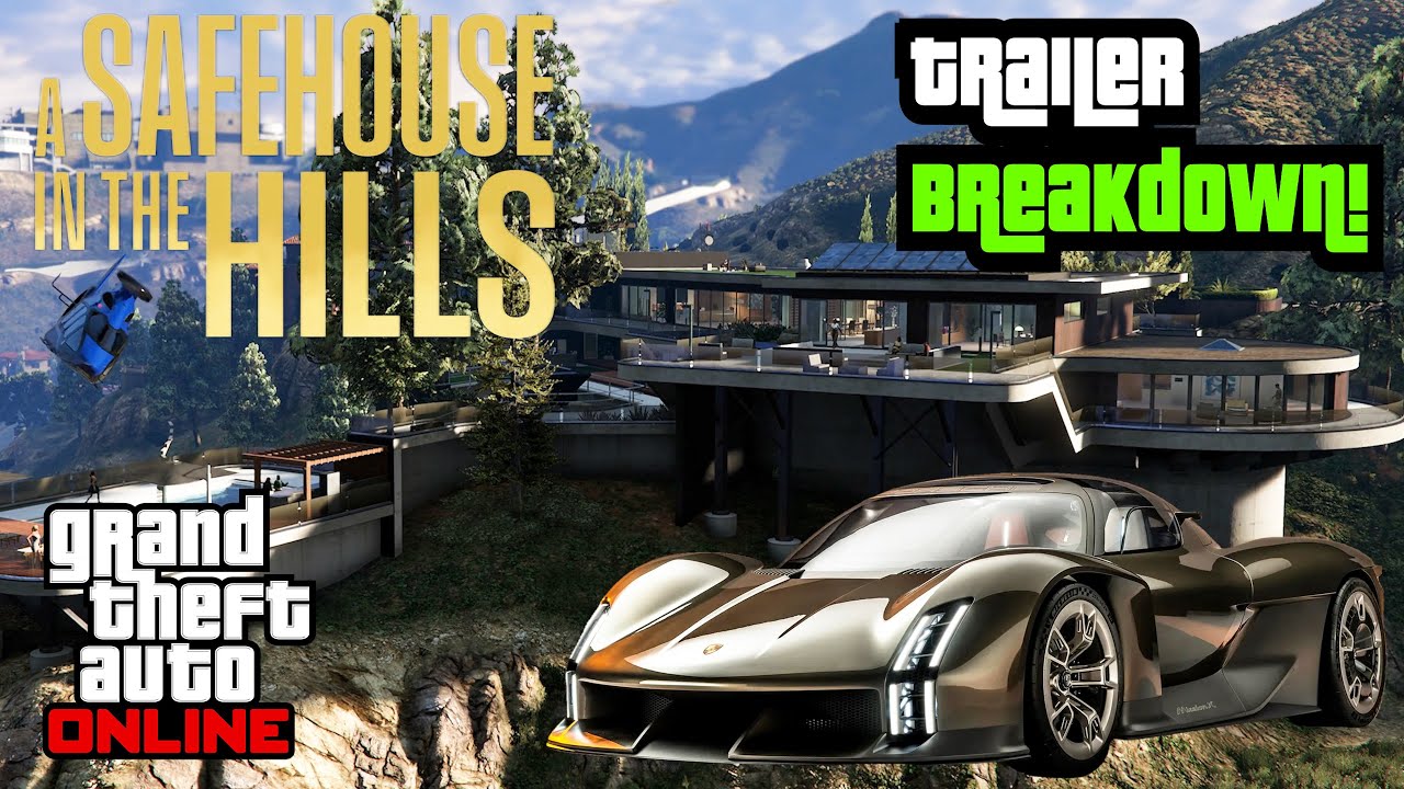 GTA 5 &mdash; РАЗБОР ТРЕЙЛЕРА DLC &laquo;Особняк&raquo;! | DLC &laquo;Убежище в холмах&raquo;