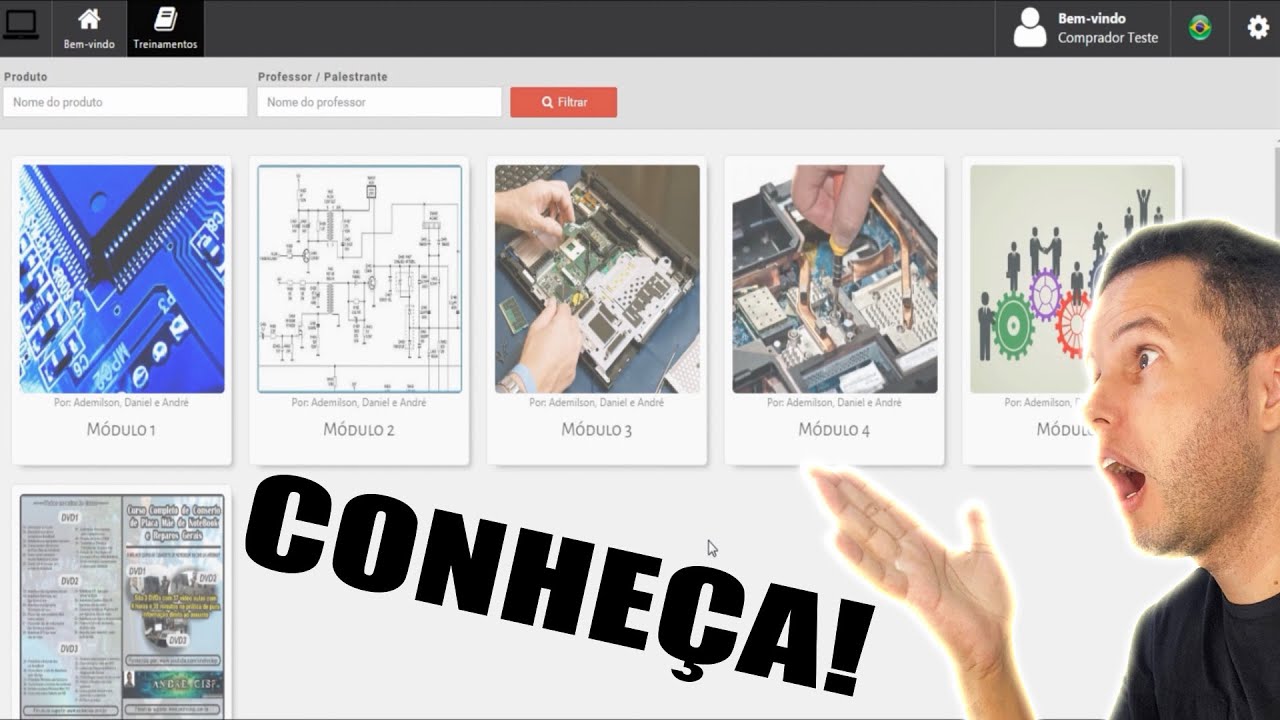 CURSO CONSERTO DE NOTEBOOK O QUE APRENDO