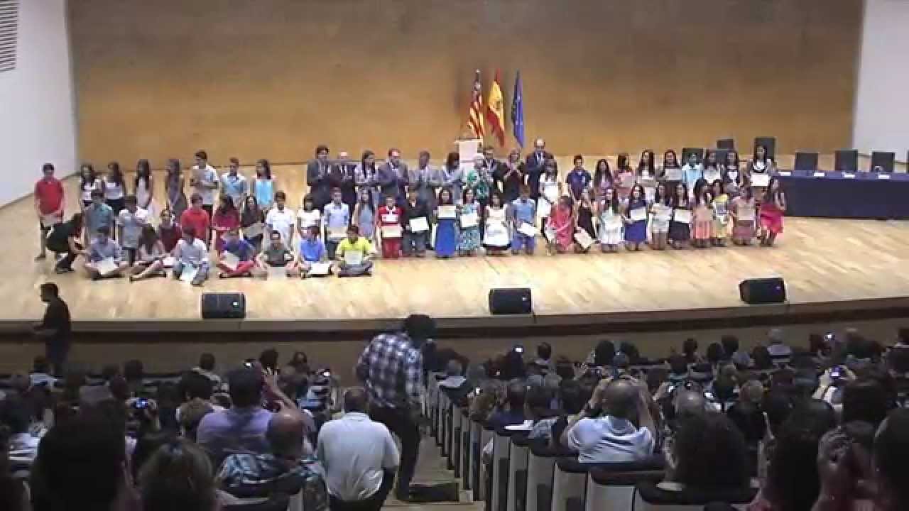 Educación entrega los Premios Extraordinarios de Primaria a los alumnos de la provincia de Alicante