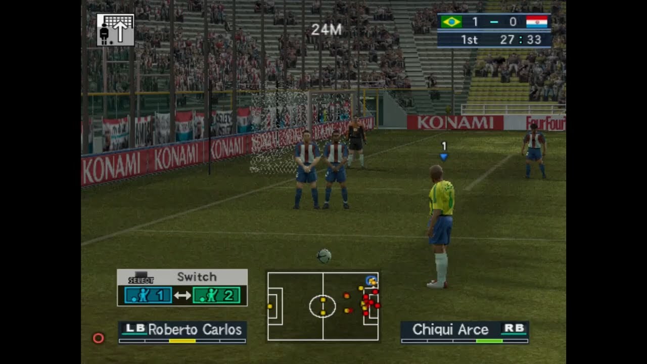 Pro Evolution Soccer 4 (PS2 Version) - American Cup Longplay - Difficulty: 5 Stars