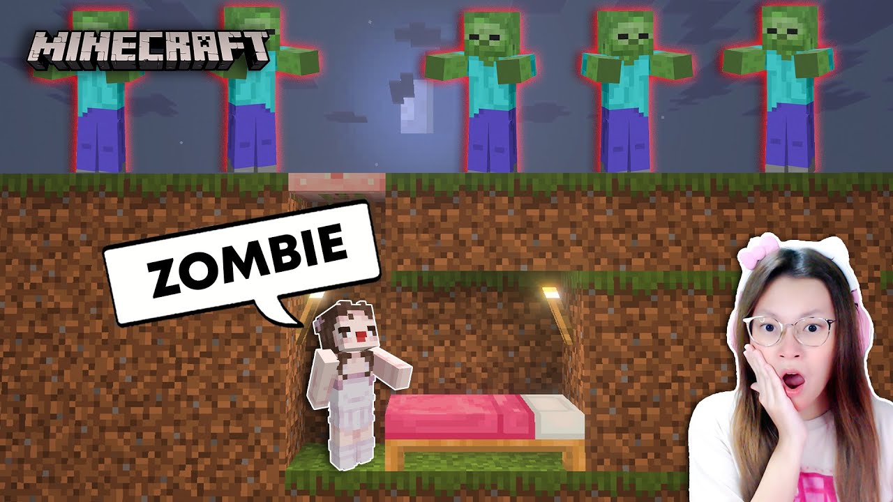 Rumah Bawah Tanah Anti Monster ?!! [Minecraft Indonesia]