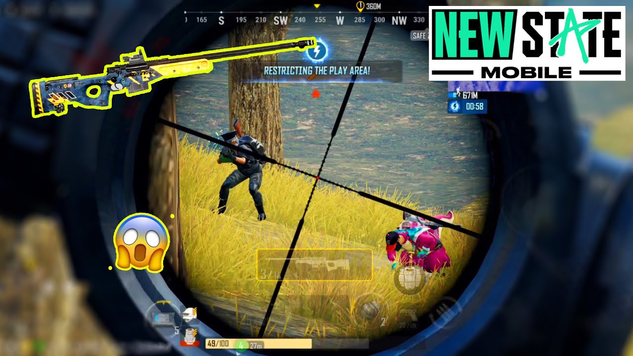 PUBG NEW STATE | MY BEST SNIPER AWM GAMEPLAY | SuSu NS
