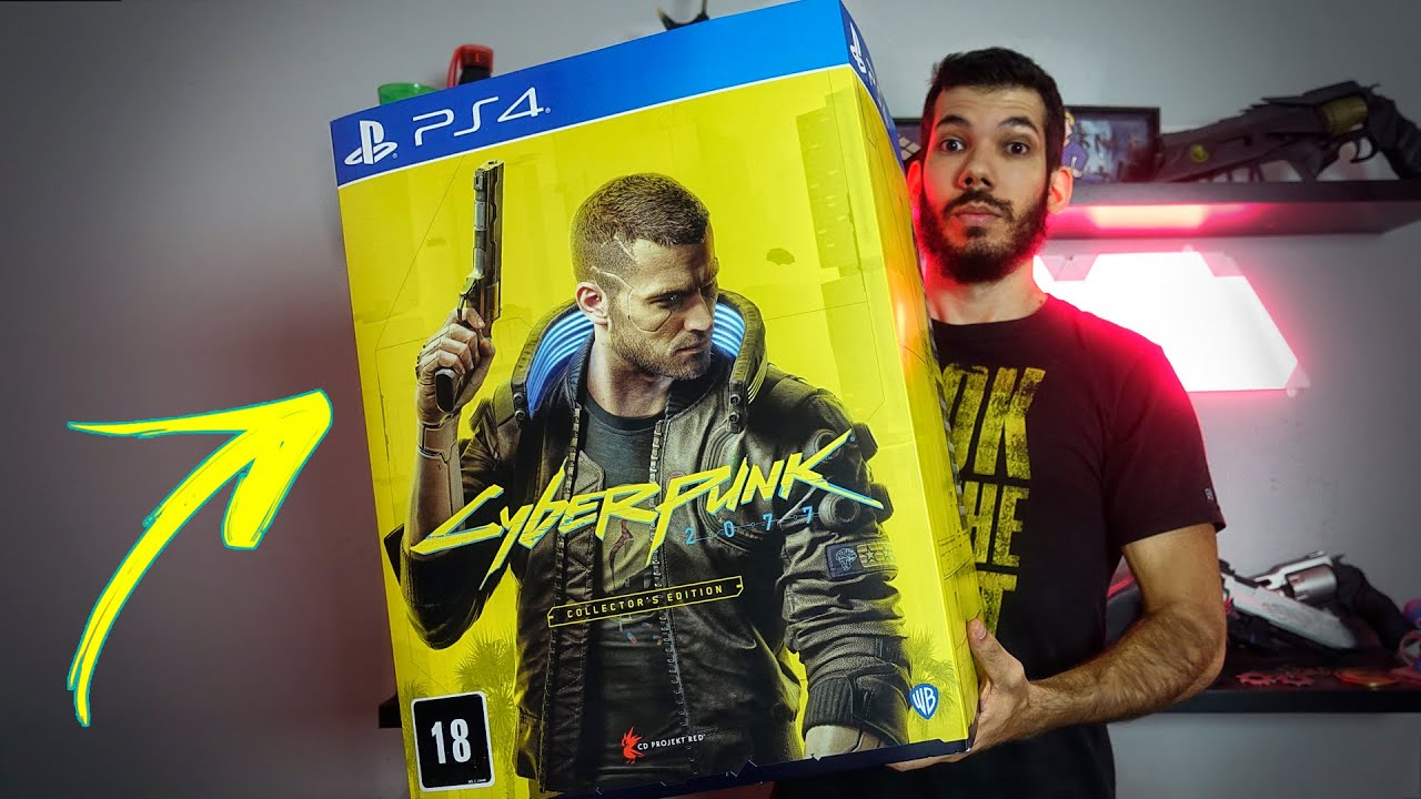 UNBOXING GIGANTE de CYBERPUNK 2077 | Edição de colecionador