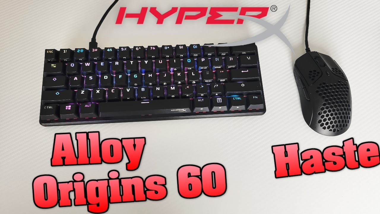 HyperX Gaming Set - Alloy Origins 60 & Haste czyli klawiatura i myszka w akcji! | test, recenzja