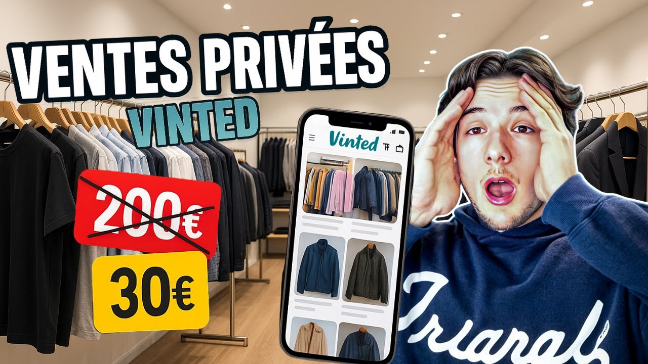 J'AI TESTÉ L'ACHAT REVENTE VINTED AVEC LES VENTES PRIVÉES.