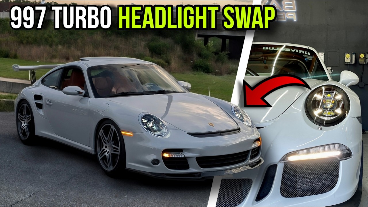 I Installed 992 Headlights in my Porsche 997 911 Turbo!