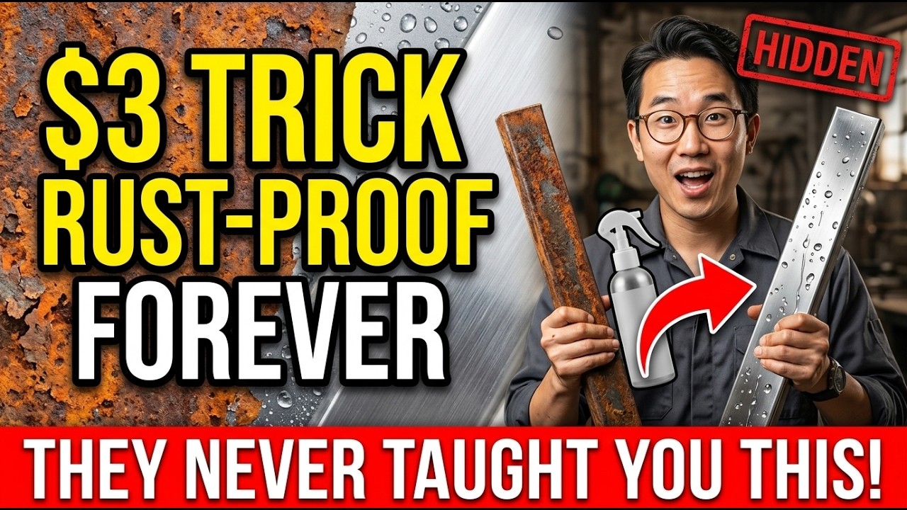The $3 Trick That Makes Any Metal Rust-Proof Forever — They Never Taught You This!!