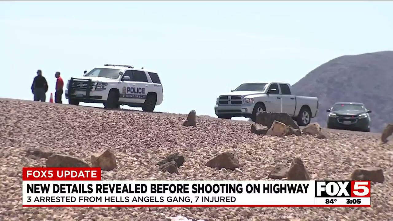 Hells Angels riders shot Vagos motorcycle club members on highway, Henderson police report says
