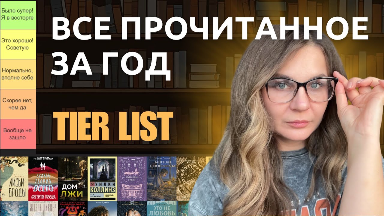 Все прочитанное за 2025 год📚 Tier List