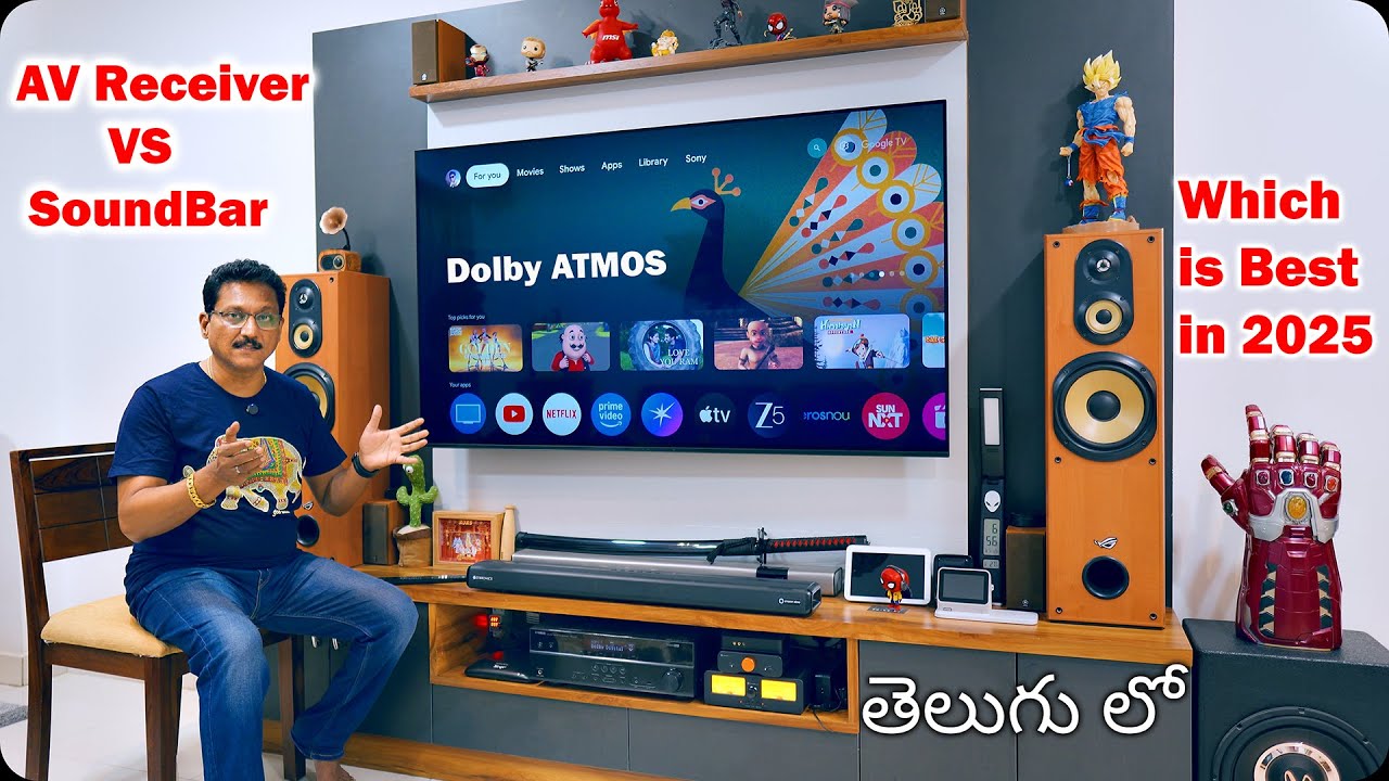 Soundbar vs AV Receiver 🤔 Which is Best in 2025... in Telugu