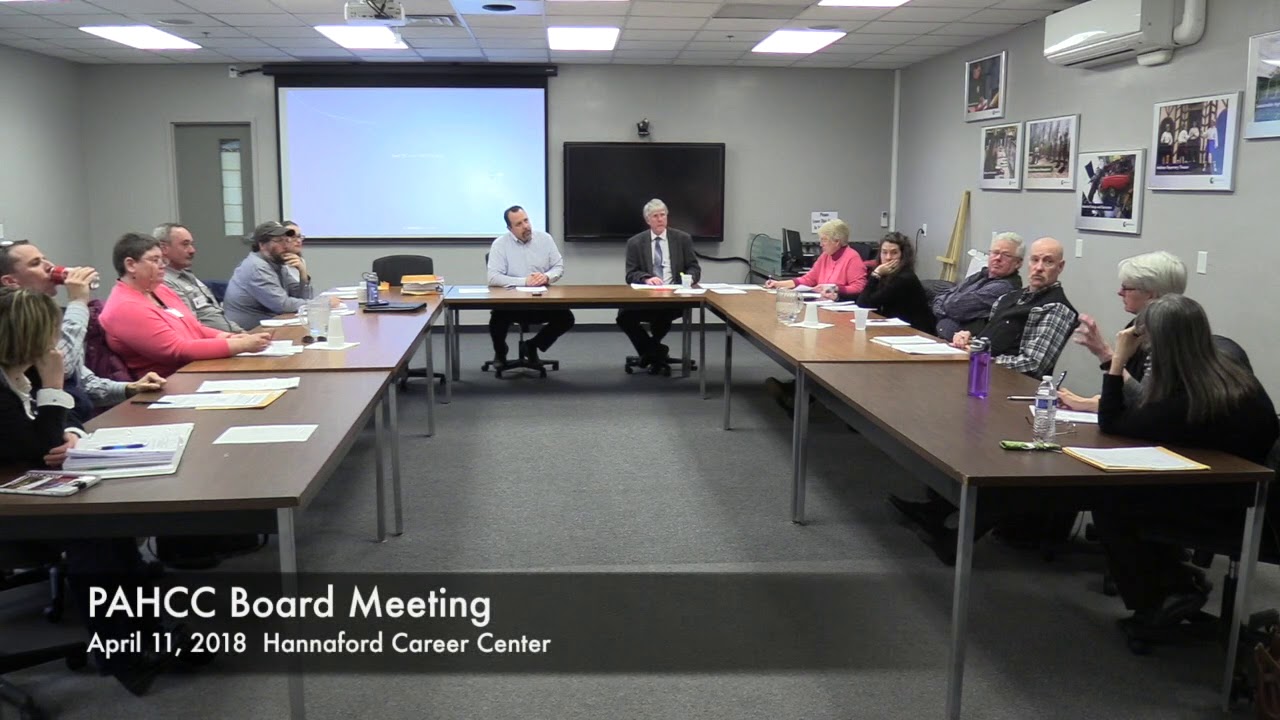Hannaford Career Center Board Meeting 4/11/18