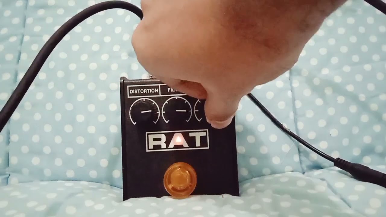 Proco RAT 2 with LM308N chip demo (No Talk)