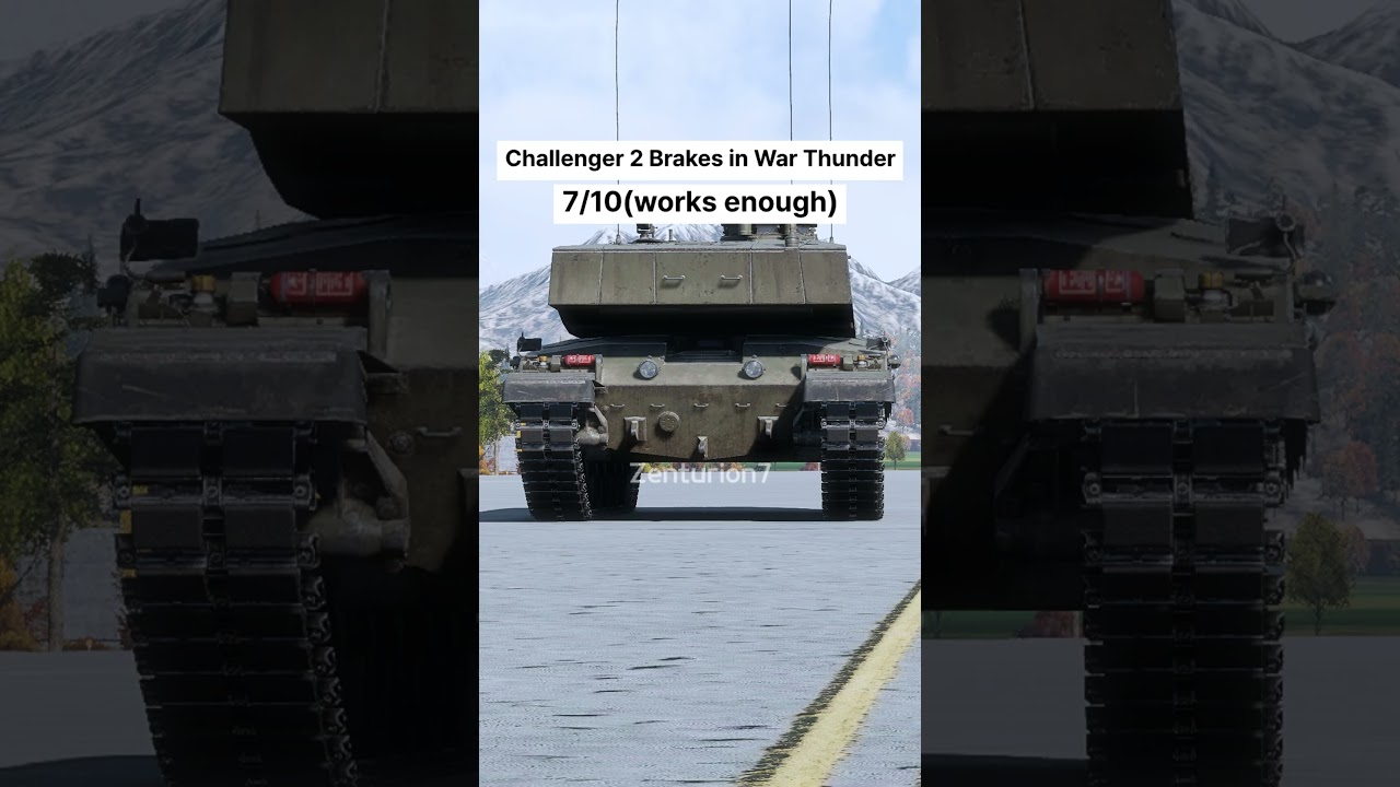 War Thunder vs. Real Life Challenger 2