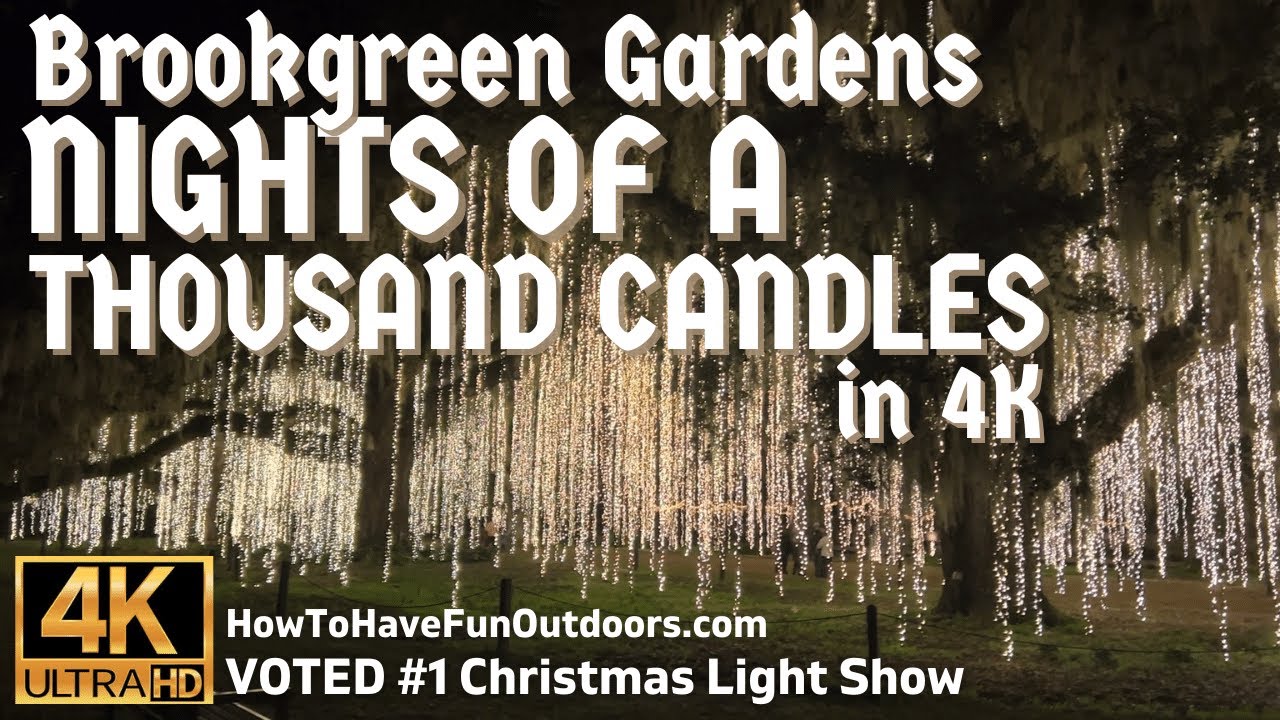 Nights of a Thousand Candles at Brookgreen Gardens in 4K - Voted #1 Christmas Light Show