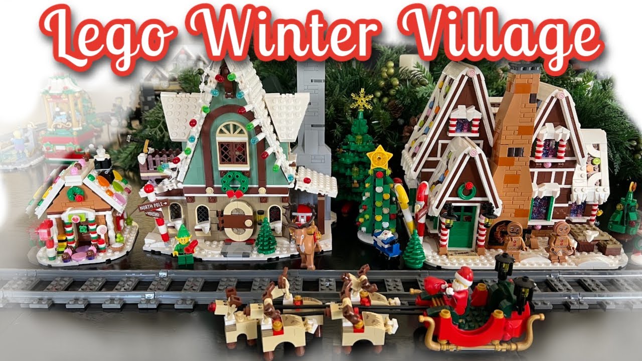 Lego Christmas Winter Village Display