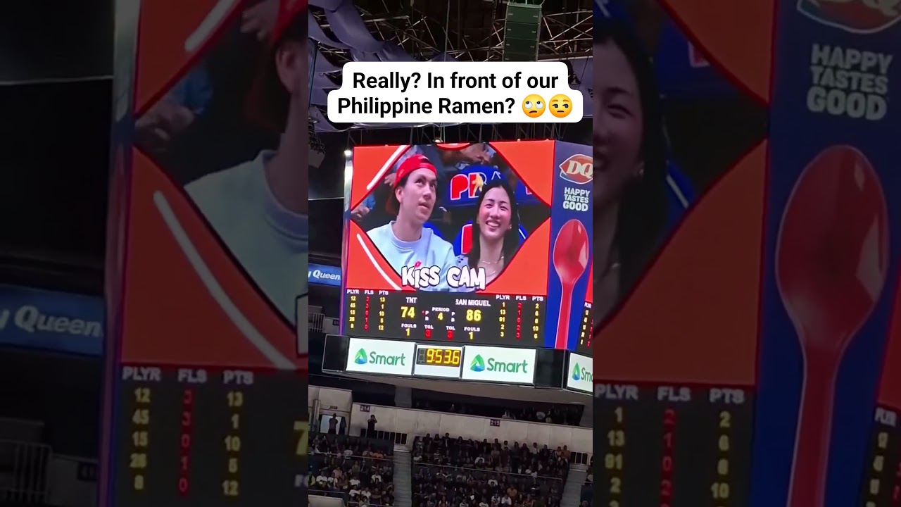 Kim Kianna Dy 😘&hearts;️ Dwight Ramos kiss cam #KKD #DwightRamos