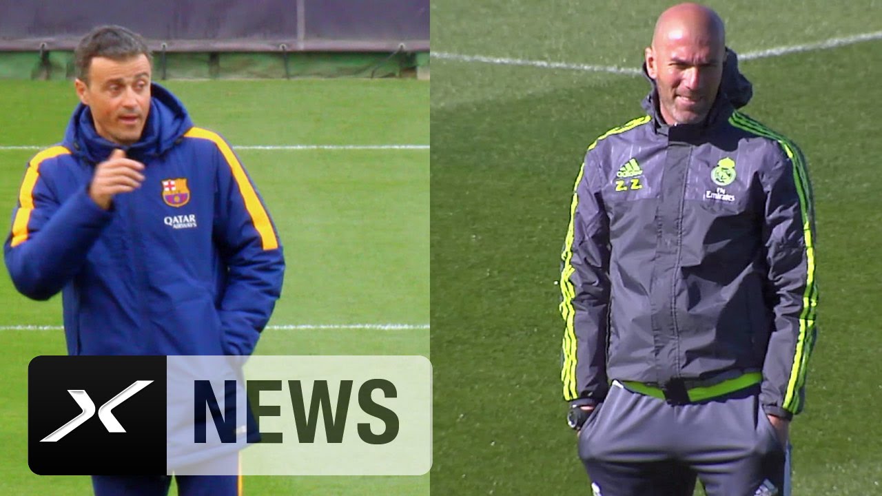 Luis Enrique und Zinedine Zidane brennen auf Clasico-Sieg | FC Barcelona - Real Madrid