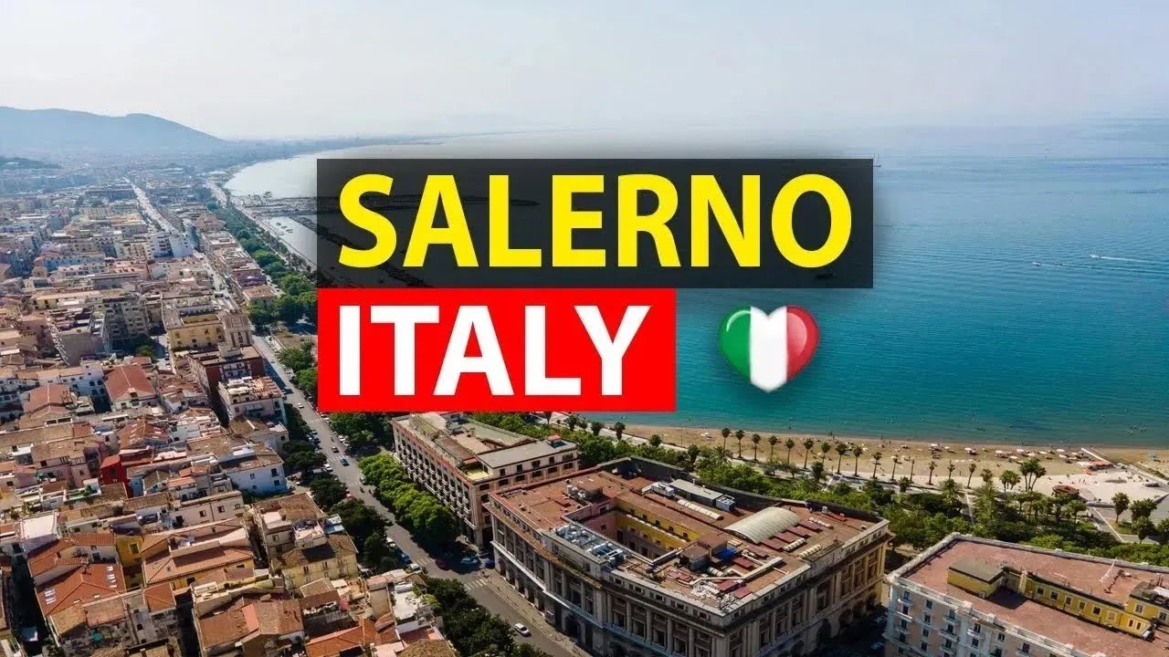Salerno 🇮🇹 Italy, from a drone, forgotten city, A Cinematic Journey in 4K
