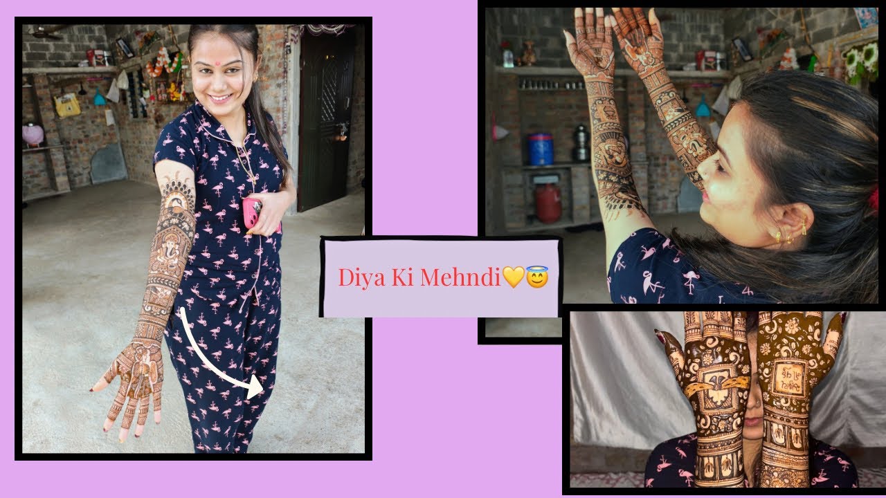 Diya ki Mehndi🩷😍🦋