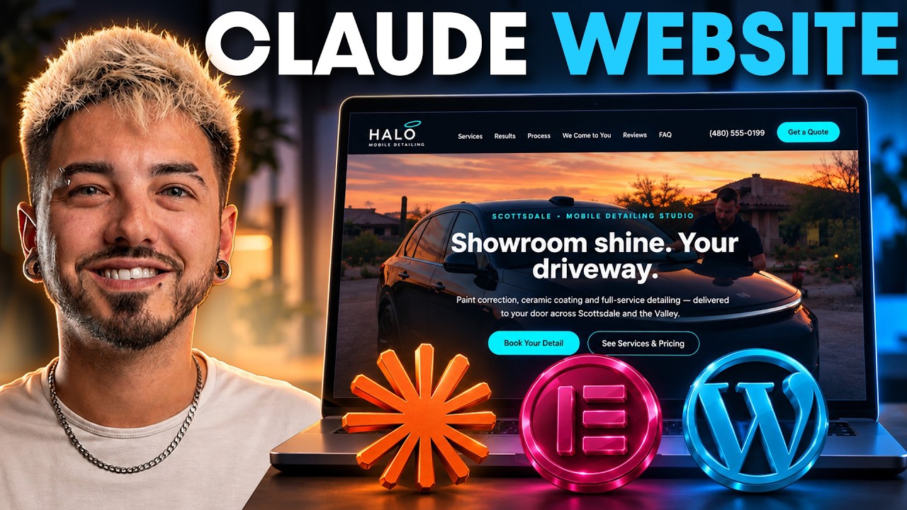 Я создал сайт на WordPress с помощью Claude и Elementor (полное руководство)