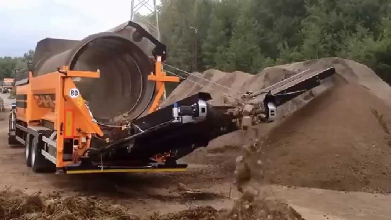 Trommel Screen - Doppstadt SM518 Plus: Topsoil Application