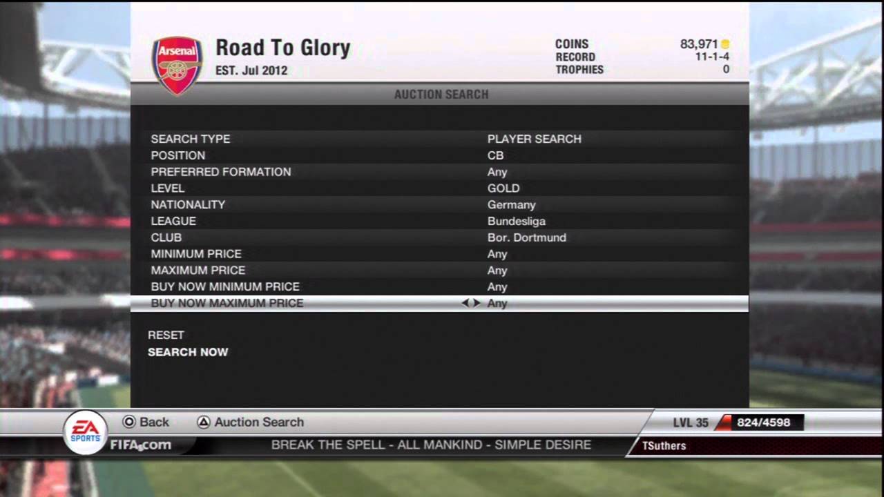 Fifa 12 | Gold Inform Trading Method