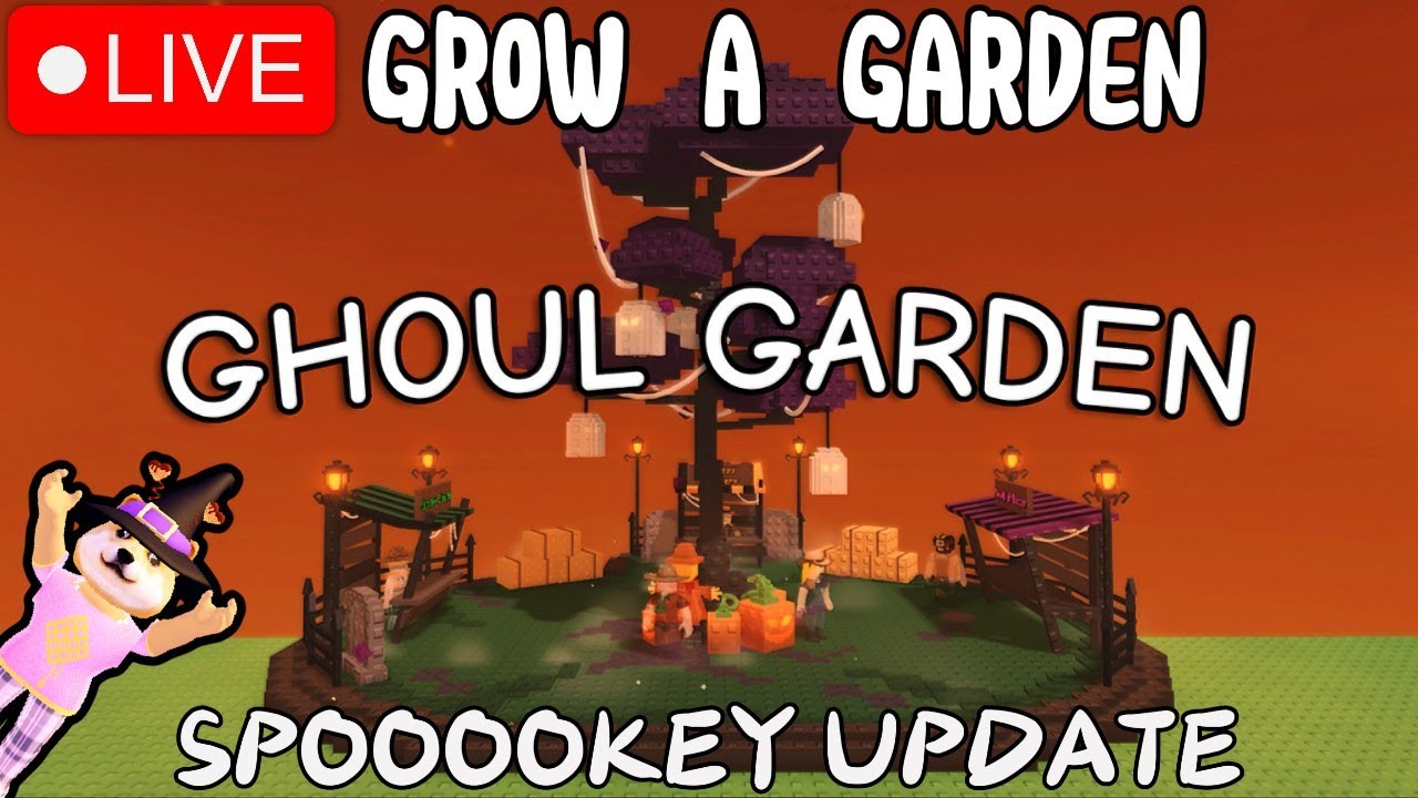 🔴LIVE | PLAYING GROW A GARDEN 🎃GHOUL GARDEN EVENT 🎃Halloween Event | ROBLOX
