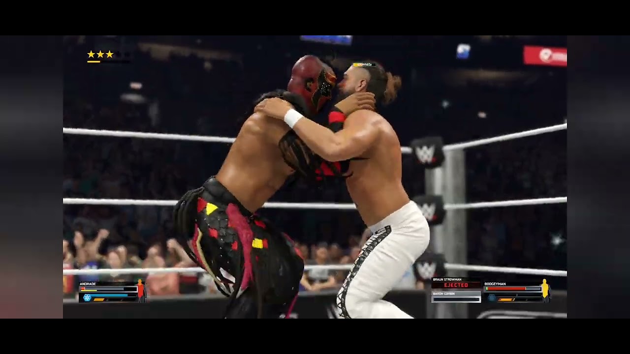 WWE 2K25 Andrade vs Boogeyman for the United States Championship.