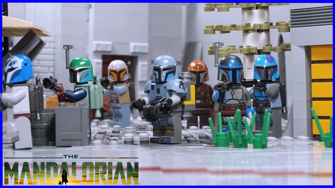 Mandalorians vs Pirates on Nevarro in LEGO - The Mandalorian Season 3