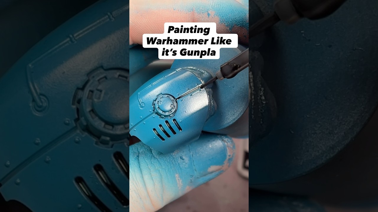 Todays hack is stealing Gunpla Tricks to Paint Warhammer ✨