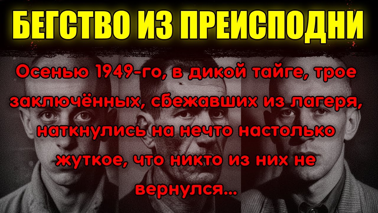 Они сбежали из АДА ГУЛАГа в тайгу… и об этом пожалели уже в ту же ночь.