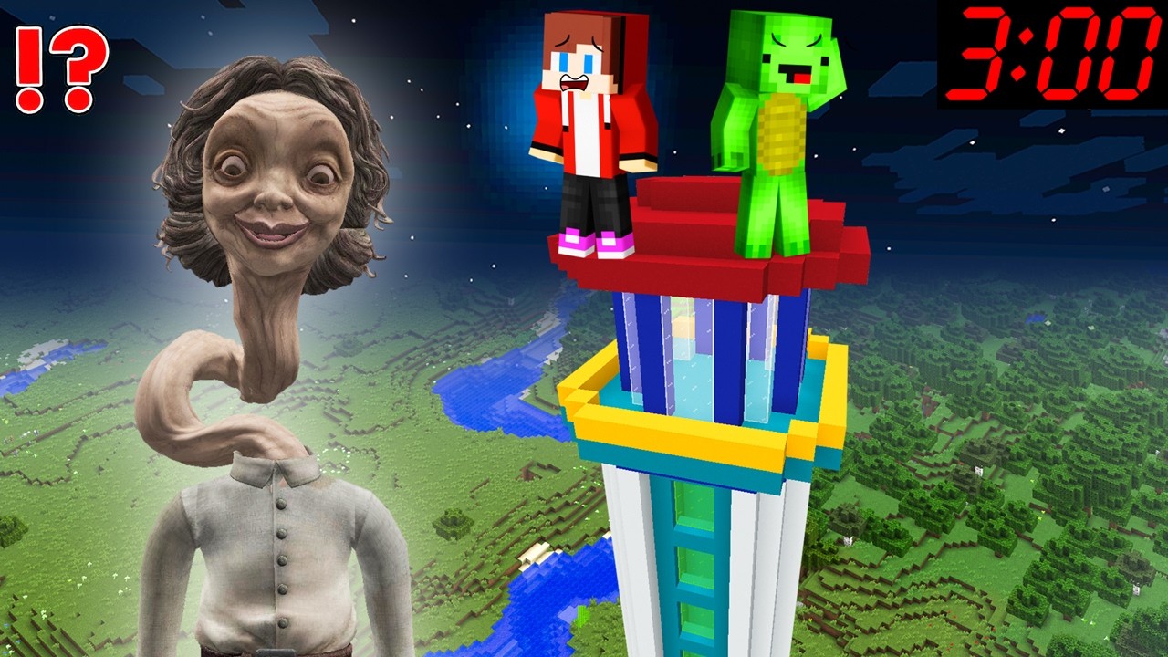 TEACHER from LITTLE NIGHTMARE vs Paw Patrol Security Base in Minecraft Maizen JJ and Mikey Challenge