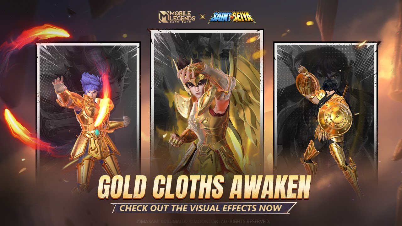 MLBB X Saint Seiya Collab | Gold Saints Skins | Mobile Legends: Bang Bang