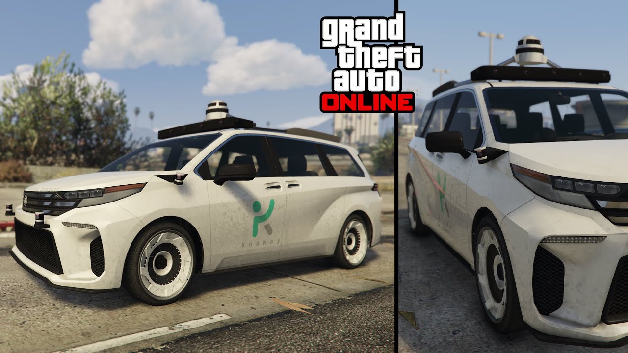 Новое Беспилотное Такси в GTA Online / KnoWay Taxi - новый автомобиль в трафике в ГТА 5 Онлайн