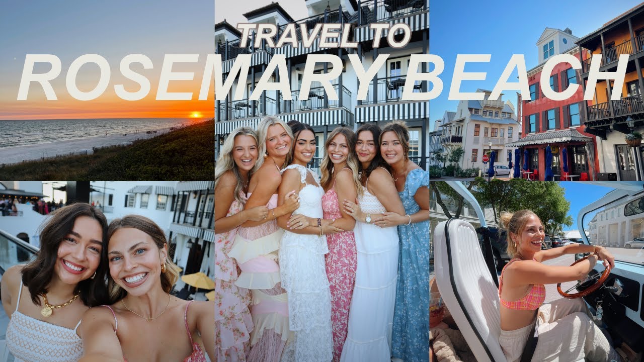 ROSEMARY BEACH/30A Видеоблог о путешествиях с Pura!! 💘 моя первая брендовая поездка