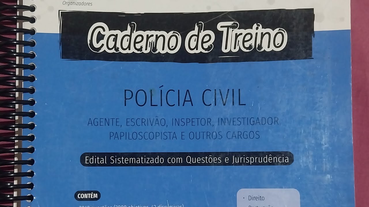 Concurso Policia Civil. Estude com apenas um livro.