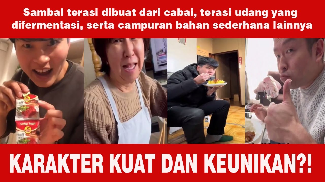 Orang Jepang Ditantang Makan SAmbel Terassi Hal Kecil Menurutnya