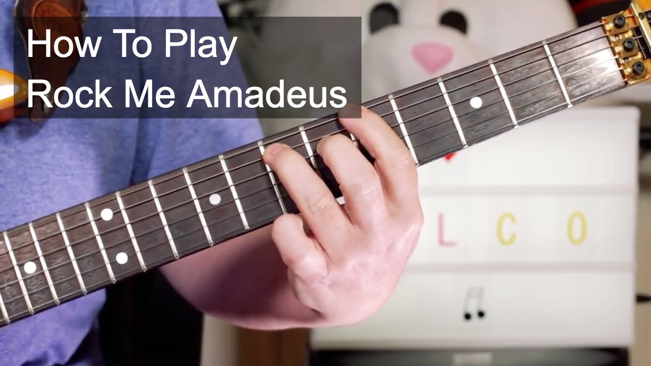 'Rock Me Amadeus' Falco Guitar Lesson