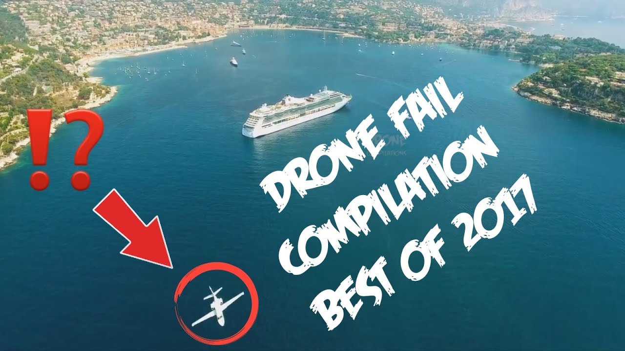 An Epic Drone Crash & Fail Compilation of 2017 : Plane flies under drone!