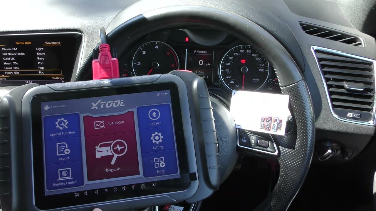 X TOOL D8 Diagnose & RESET CHECK ENGINE FLASHING GLOWPLUG system in VW Audi Seat Skoda cars